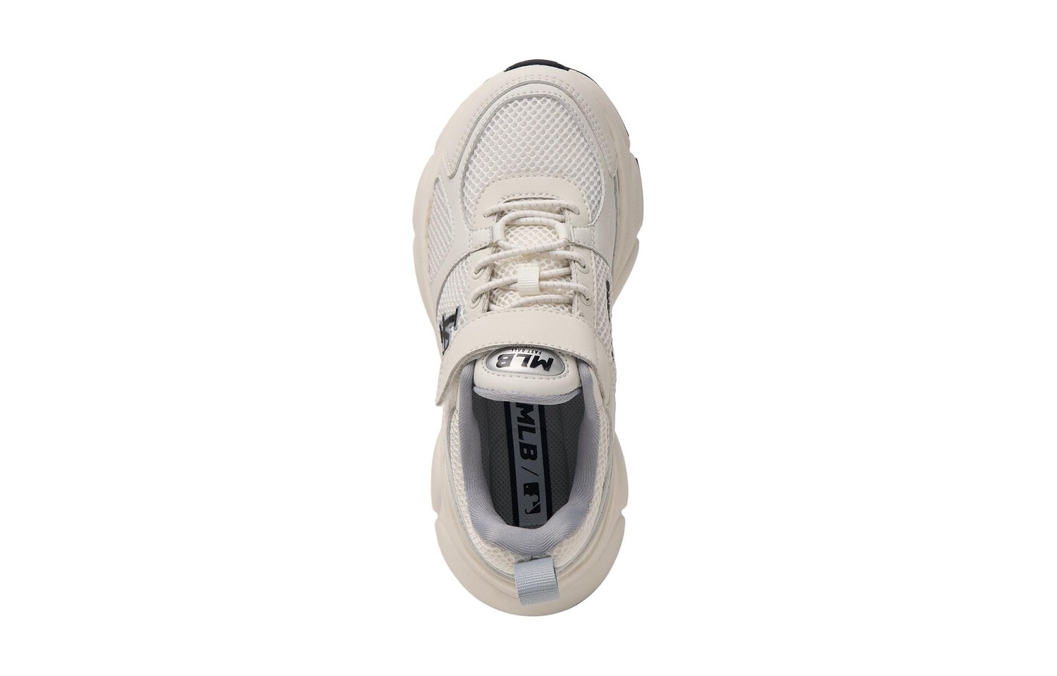 Кроссовки MLB Los Angeles Dodgers Kids Lifestyle Shoes GS Low-top Beige, бежевый — фото 4