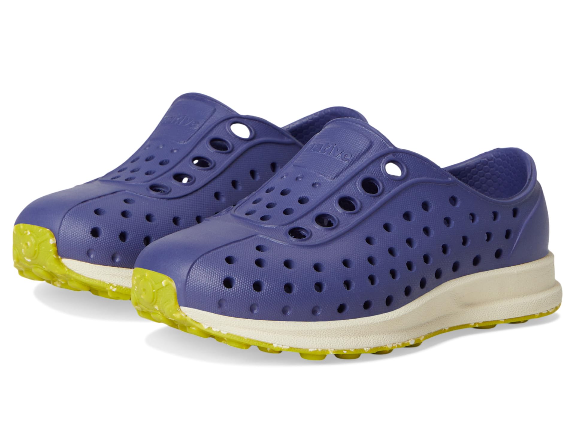 

Кроссовки Native Shoes Kids Robbie, Ink Blue/Bone White/Seaweed Speckle RubberSee Less