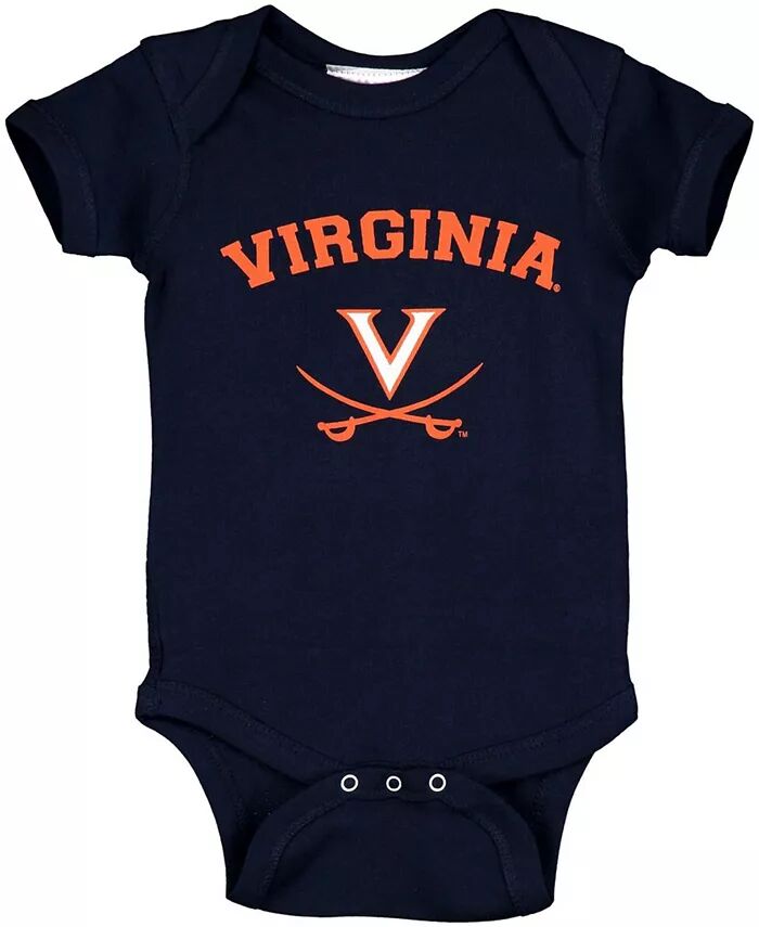 

Боди для мальчиков и девочек Navy Virginia Cavaliers с аркой и логотипом Two Feet Ahead