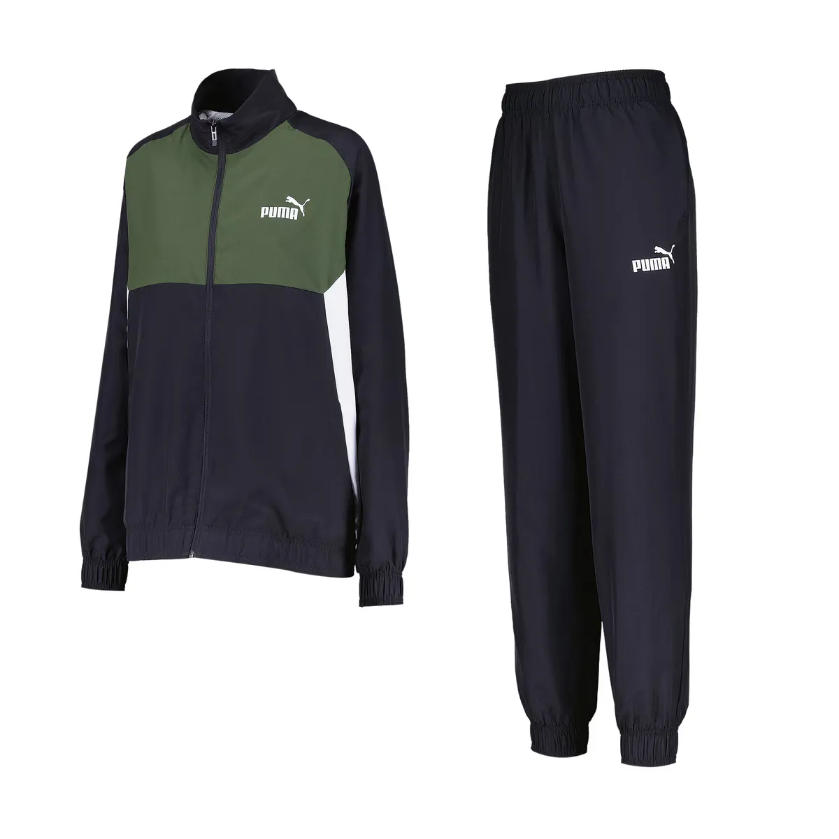 

Мужской тканый спортивный костюм Puma, зеленый/черный