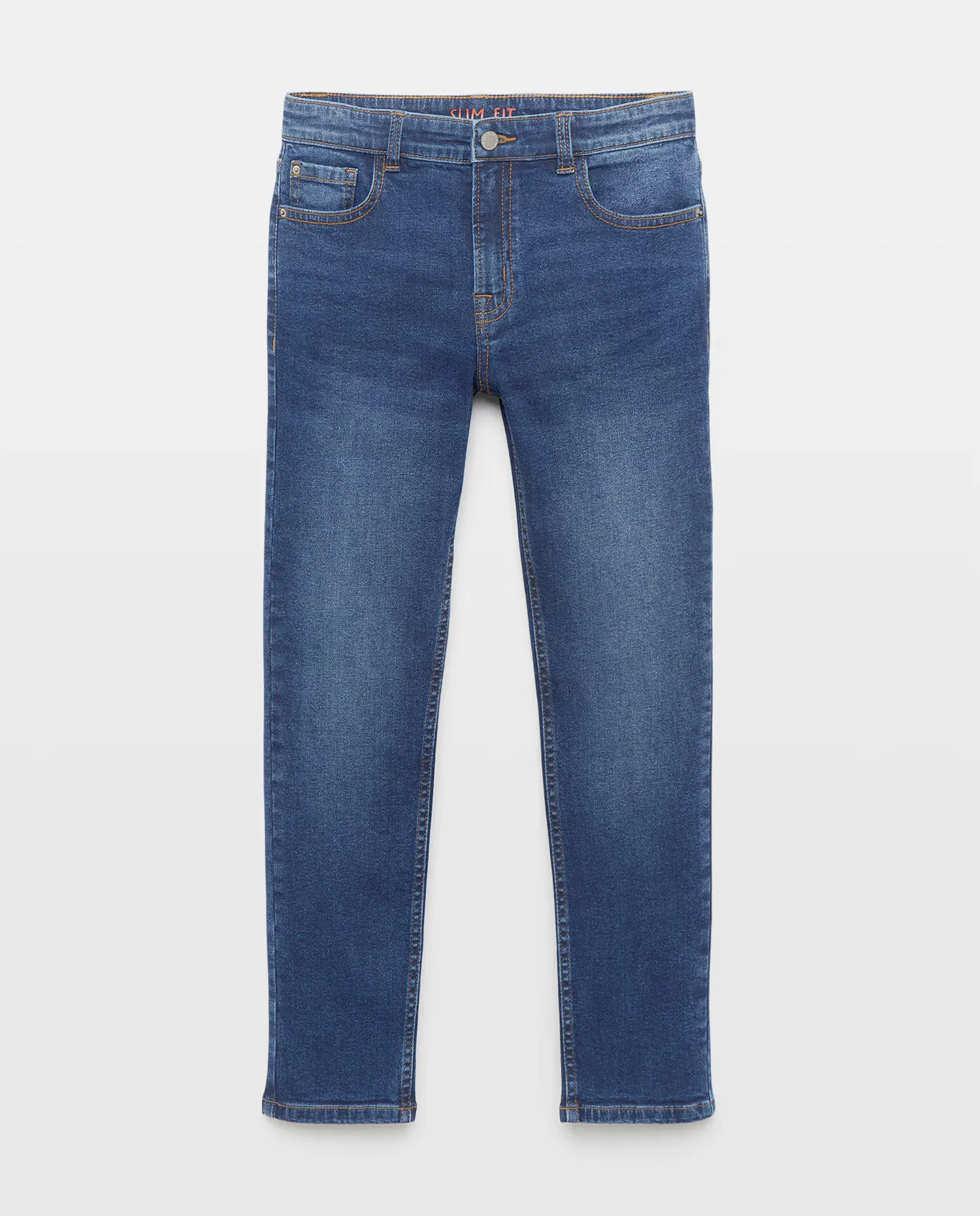Детские skinny джинсы Kids El Corte Inglés, мягкий синий — фото 4