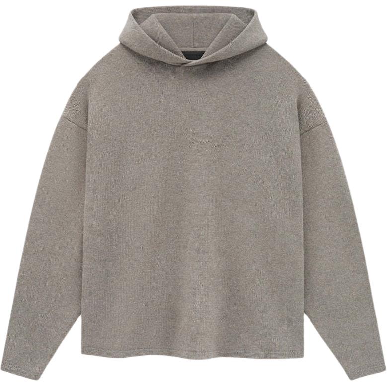Толстовка с капюшоном Core Collection вязаная Fear Of God Essentials, цвет хизер серый — фото 2