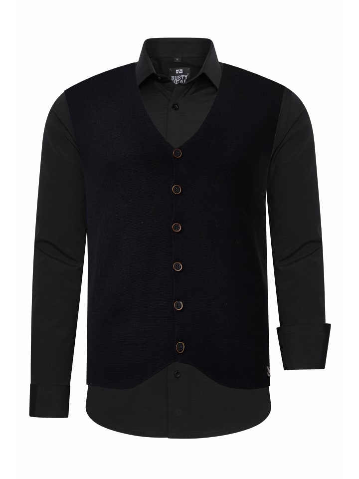 

Rusty Neal Комплект из рубашки и жилета (2 шт.), черный