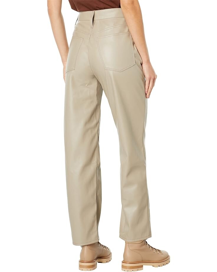 

Брюки Madewell The Perfect Vintage Straight Jean: Pleather Edition, цвет Pumice