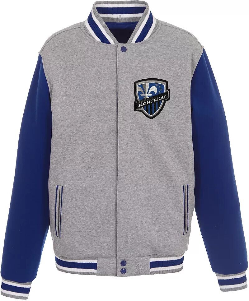 

Синяя двусторонняя флисовая куртка Jh Design Montreal Impact
