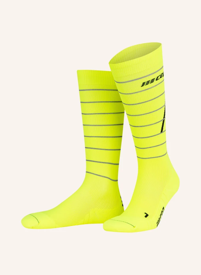 

Носки для бега reflective compression Cep, желтый