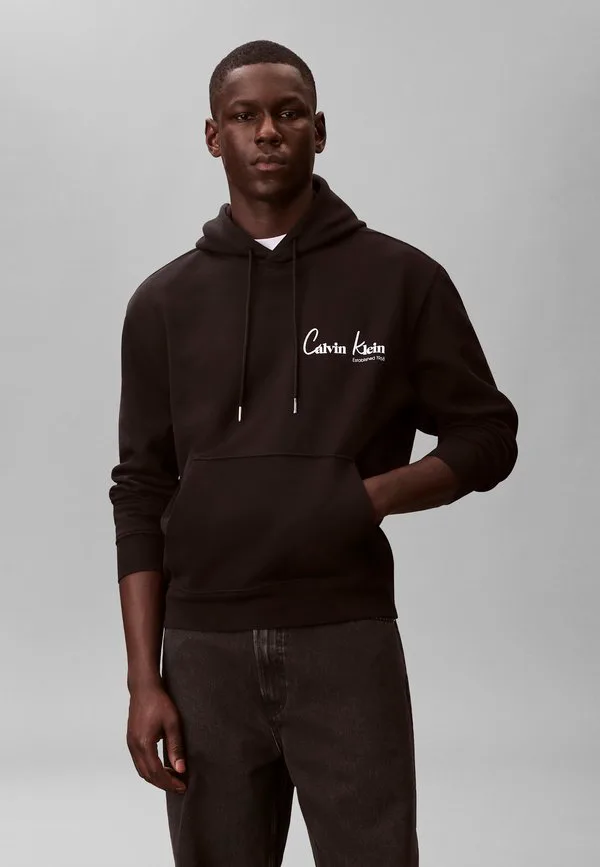 

Худи с графическим принтом Calvin Klein Jeans, Black, Черный, Худи с графическим принтом Calvin Klein Jeans, Black
