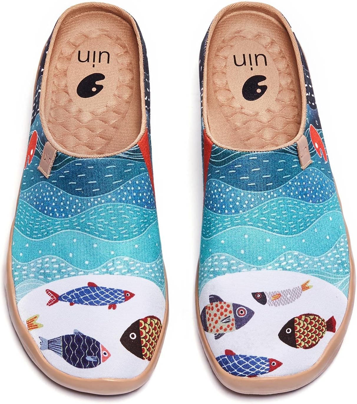 

Мужские легкие тапочки UIN с росписью, удобные мюли для ходьбы, повседневного дома и путешествий, обувь Малага