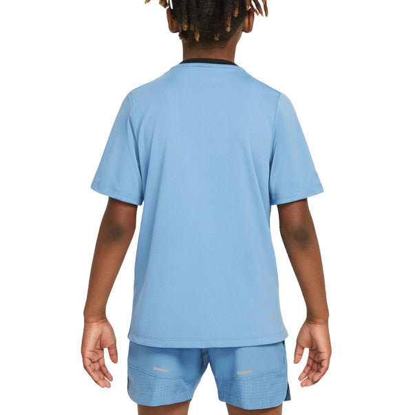 Футболка multi dri-fit training t-shirt 'aegean storm' Nike, мультиколор — фото 2