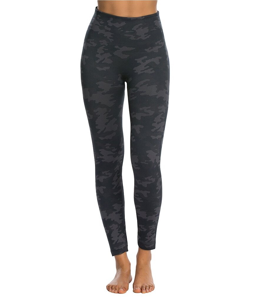 

Бесшовные камуфляжные леггинсы Spanx, мультиколор