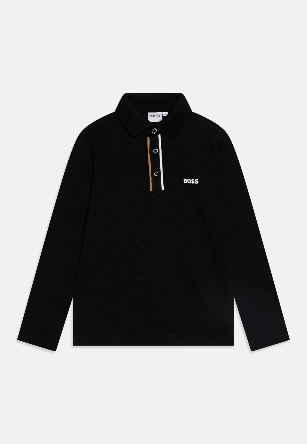 

Рубашка-поло LONG SLEEVE BOSS Kidswear, черный