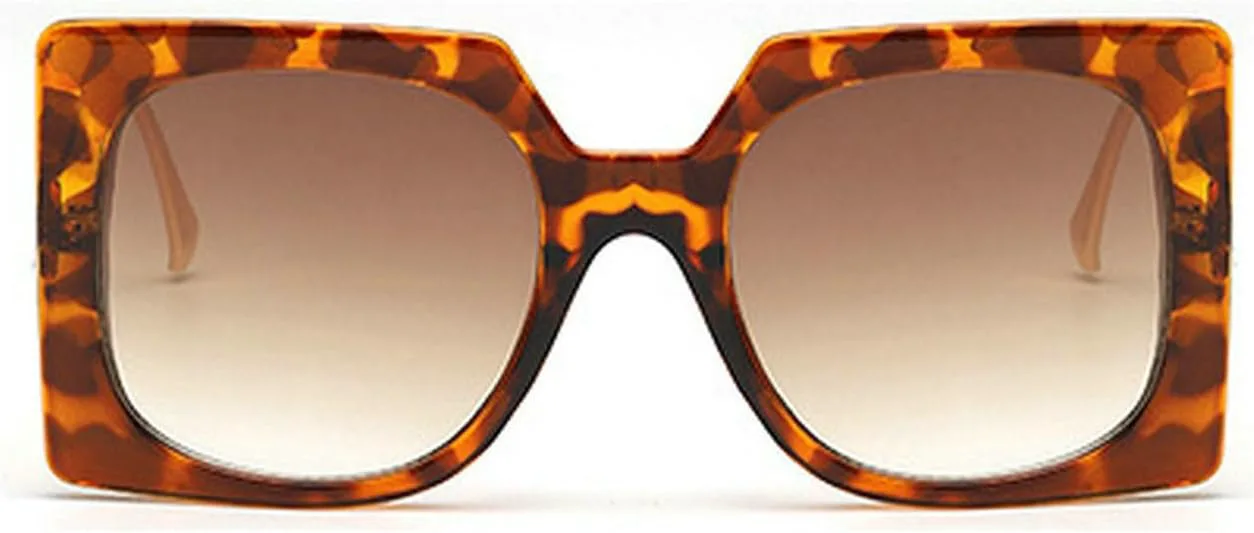 

Солнцезащитные очки Laureles большого квадратного размера для женщин и мужчин, модные, для вождения и рыбалки, с леопардовым принтом, коричневые, женские, UV400, C5