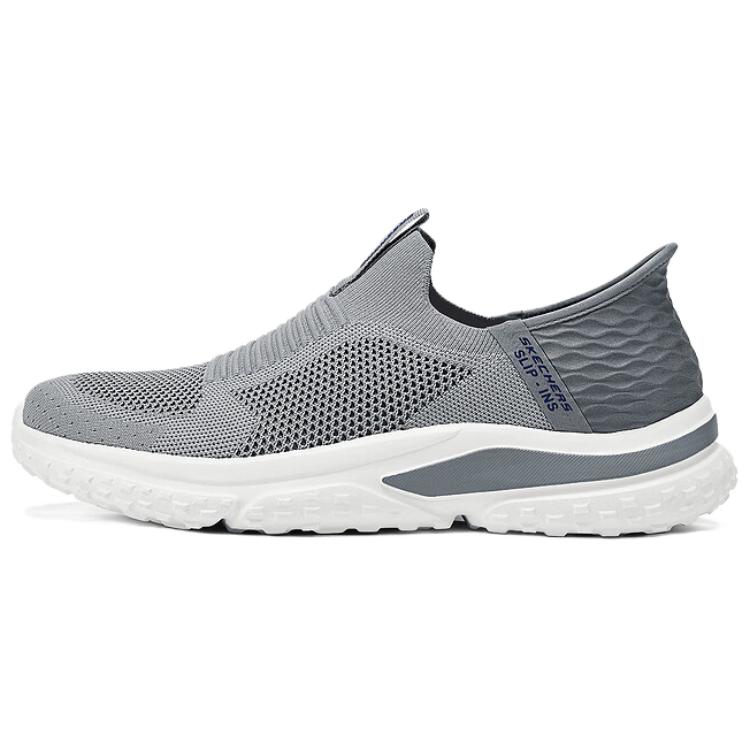 

Слипоны Skechers Low Top повседневные мужские серые