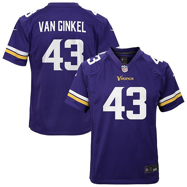 Футболка Youth Andrew Van Ginkel Minnesota Vikings Nike — фото 2