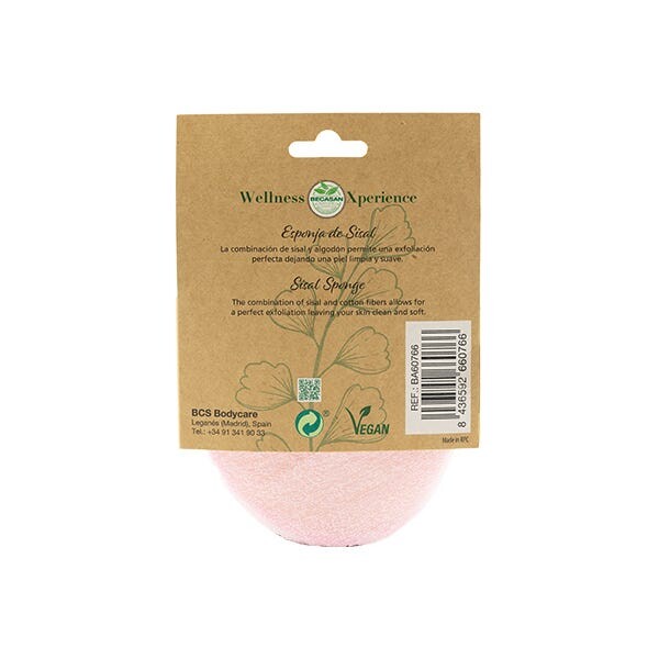Массажная губка Eco Line из сизаля 1 шт Bcs Body Care — фото 2