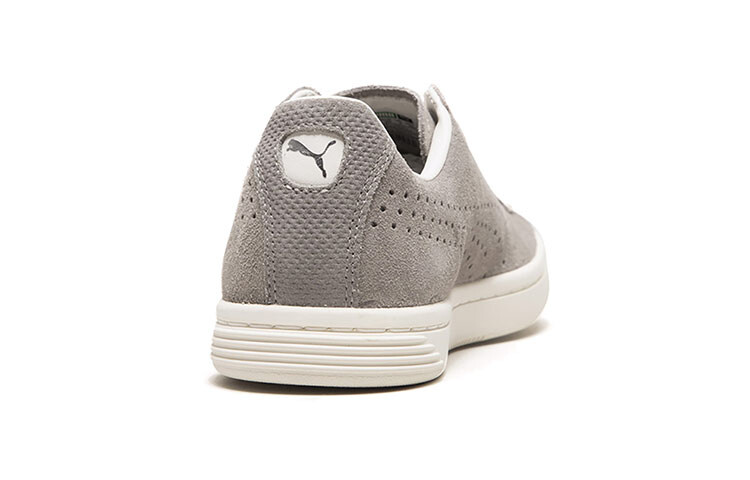 Кроссовки для скейтбординга Court Star, унисекс, низкие, серые/белые Puma — фото 4