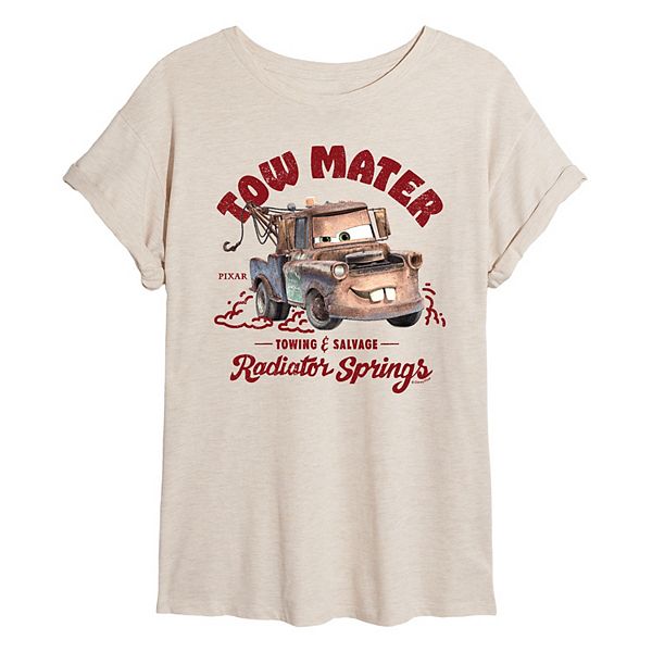 

Футболка oversized Tow Mater из мультфильма «Тачки» Disney, Beige