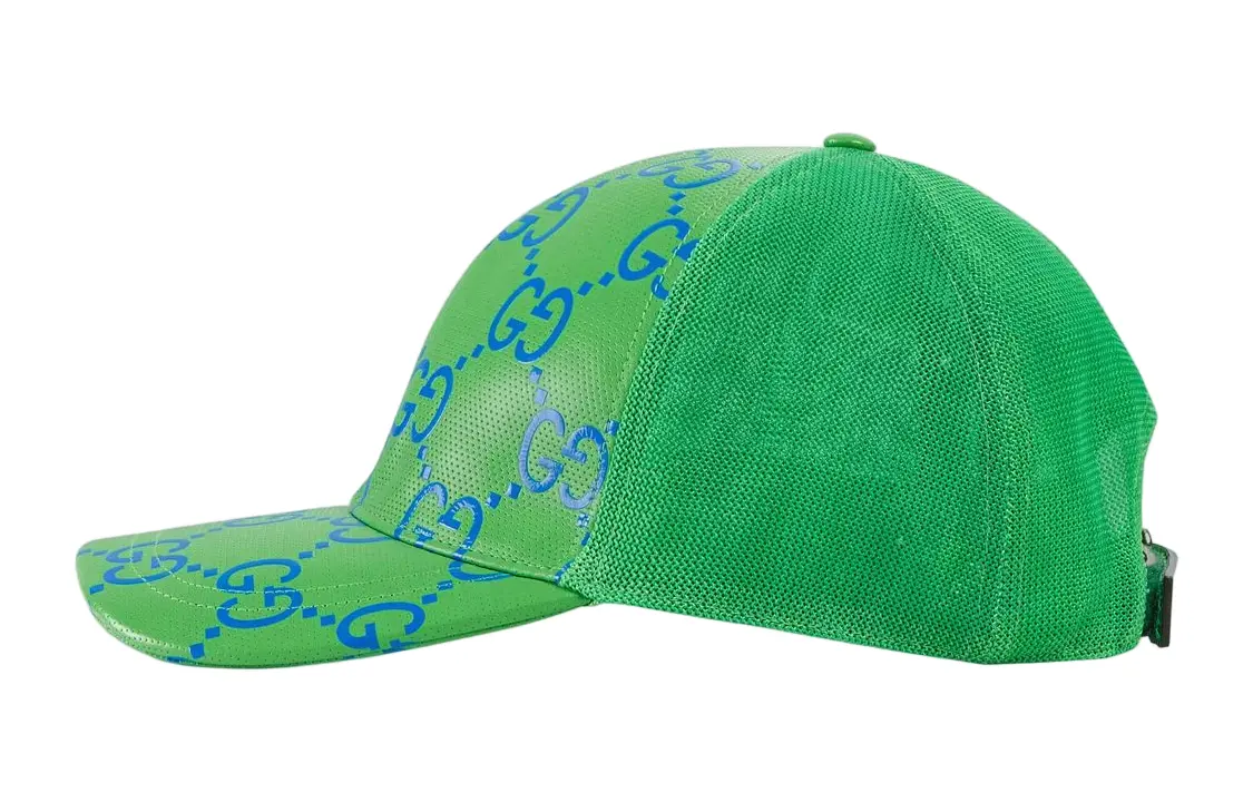 GUCCI Хлопковая бейсболка женская зеленая, Green — фото 3