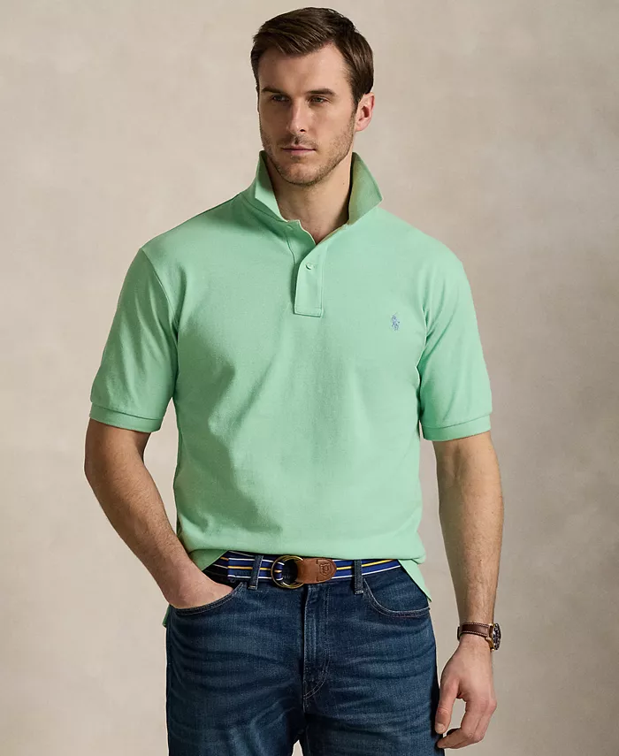 

Мужская поло The Iconic Mesh большого и высокого размера Polo Ralph Lauren, зеленый