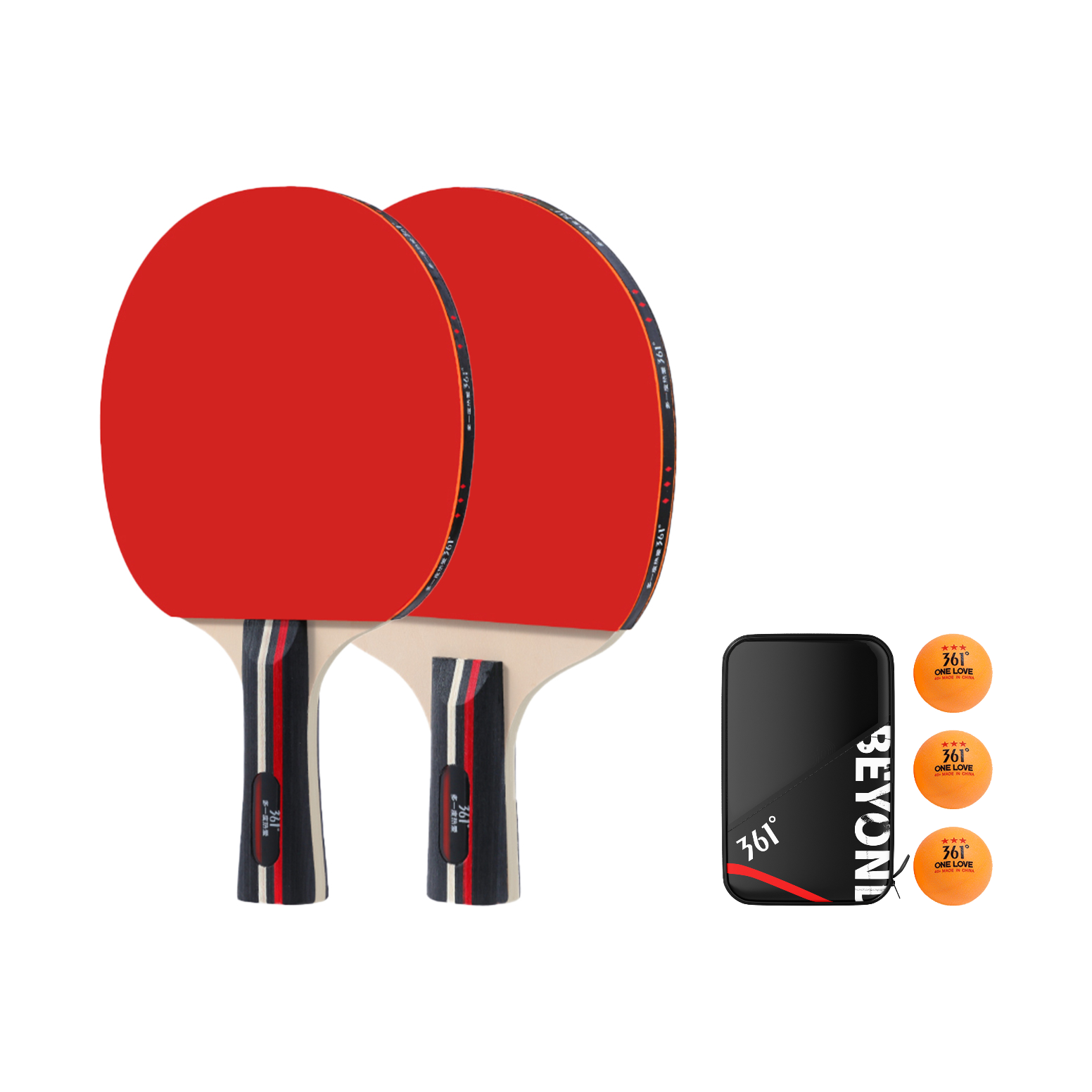 

361° 4 Star двухсторонняя перевернутая резина для настольного тенниса из древесины липы, быстрая атака, подходящий стиль игры, унисекс, черный красный