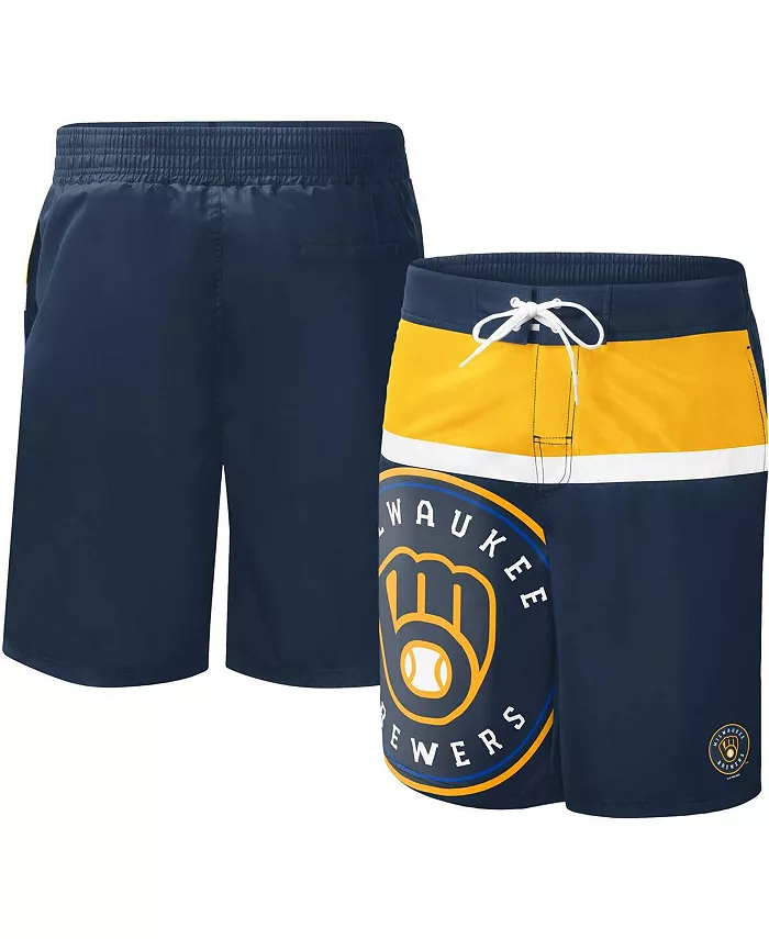 

Мужские плавки Milwaukee Brewers Sea Wind цвета морской волны G-III Sports by Carl Banks