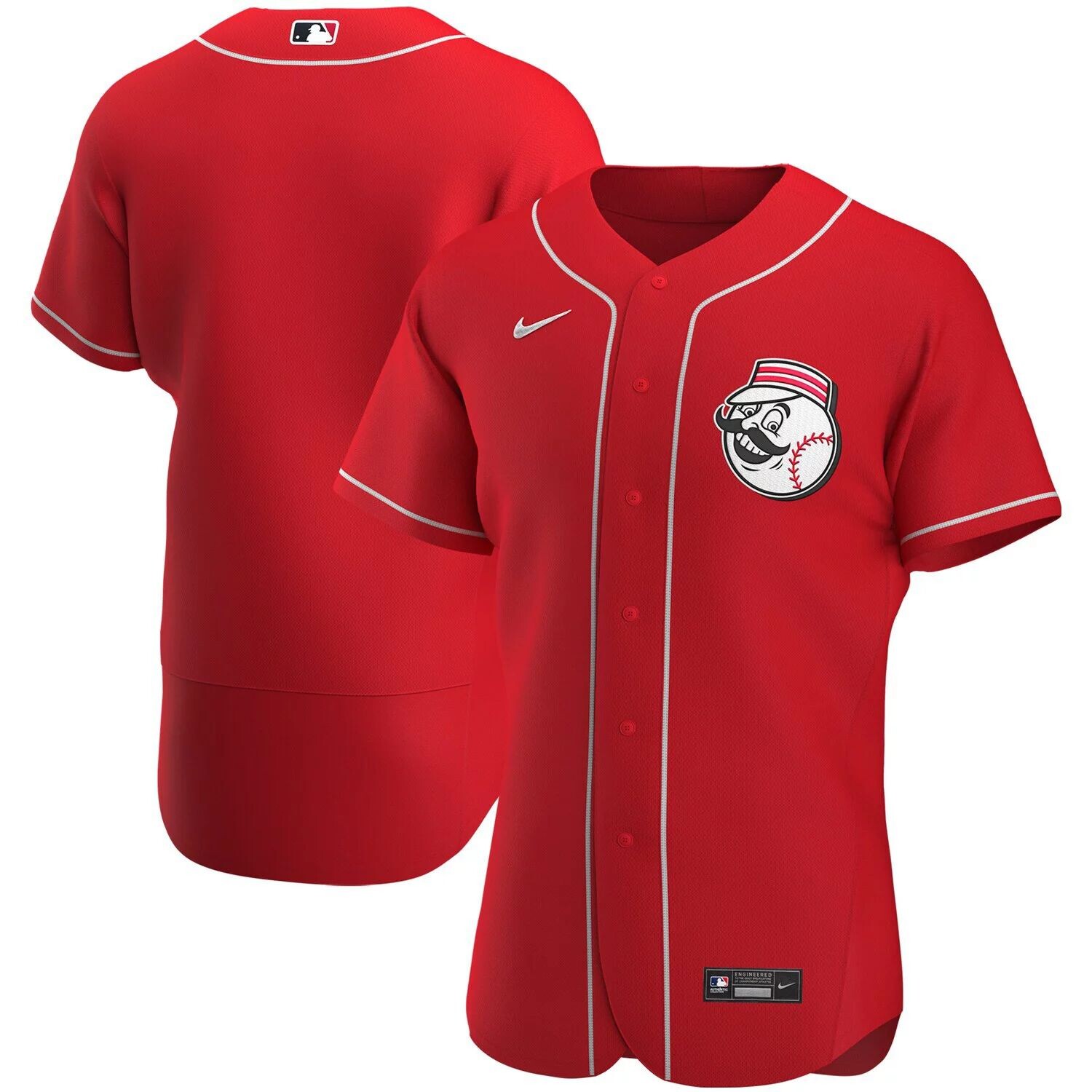 

Мужское джерси Scarlet Cincinnati Reds Alternate Authentic Team с логотипом Nike