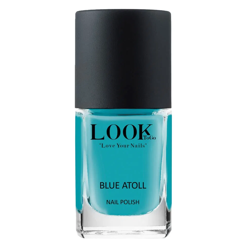 Веганский лак для ногтей «Blue Atoll» от Look to go Look To Go