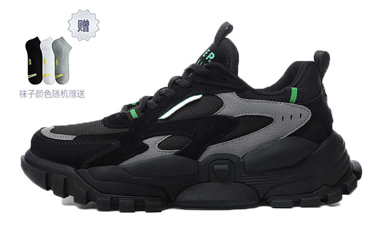 Кроссовки JEEP SPIRIT Lifestyle Shoes Men Low-top, черный