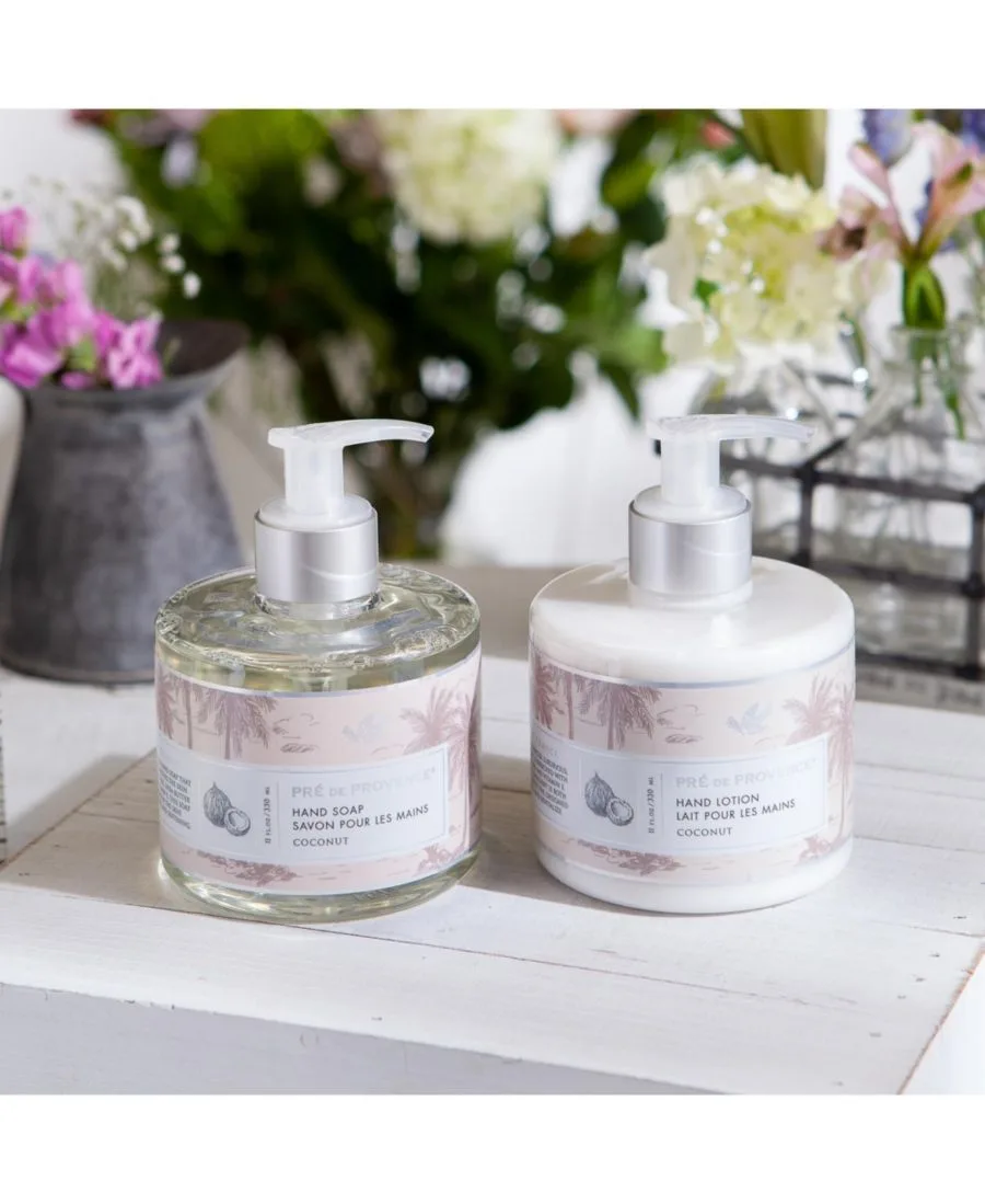 Лосьон для рук Pre de Provence Heritage 11 жидких унций, ландыш European Soaps, Coconut — фото 3