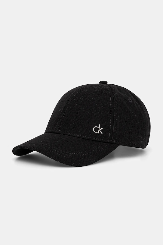 

Кепка из вельвета с козырьком Calvin Klein, черный