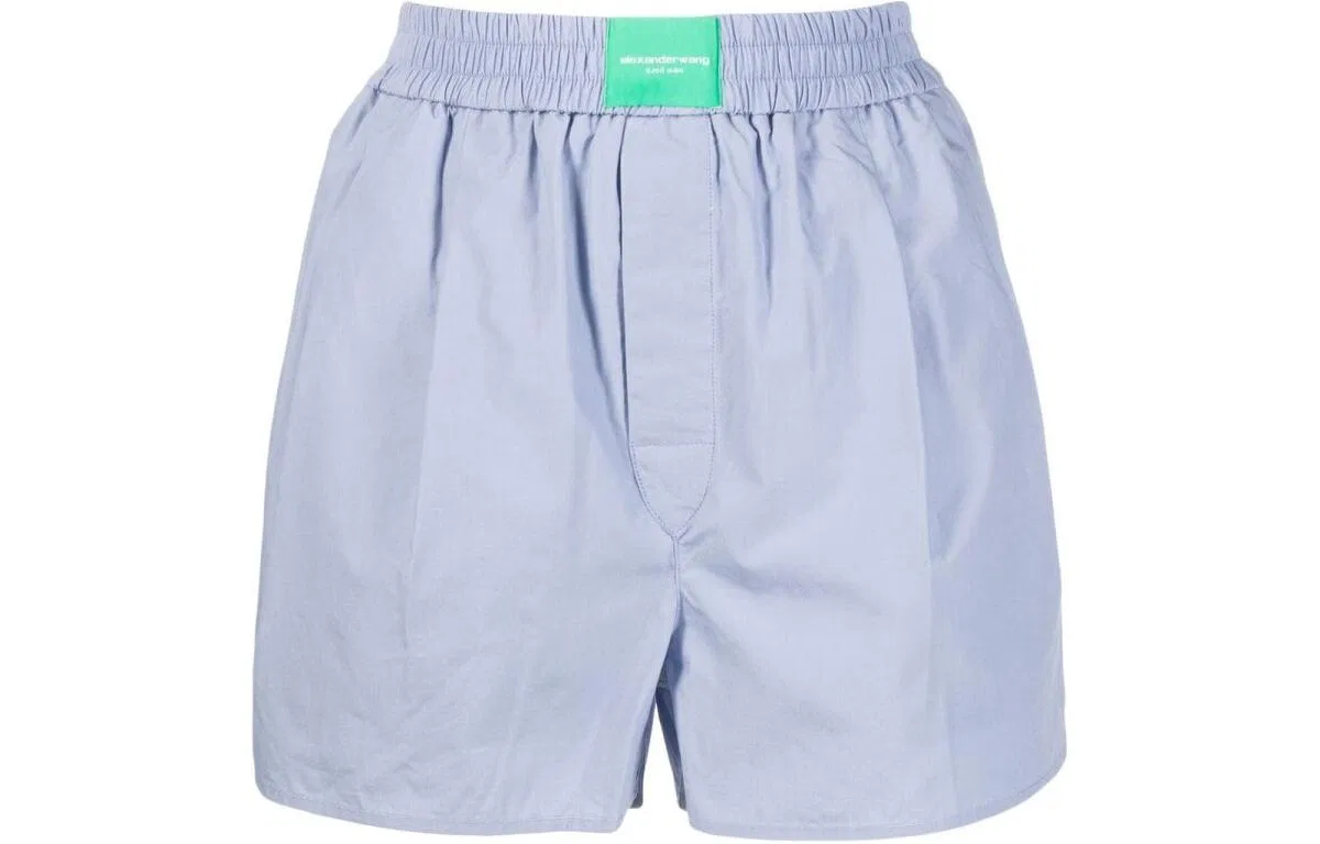 Шорты повседневные женские Gray Blue Alexander Wang