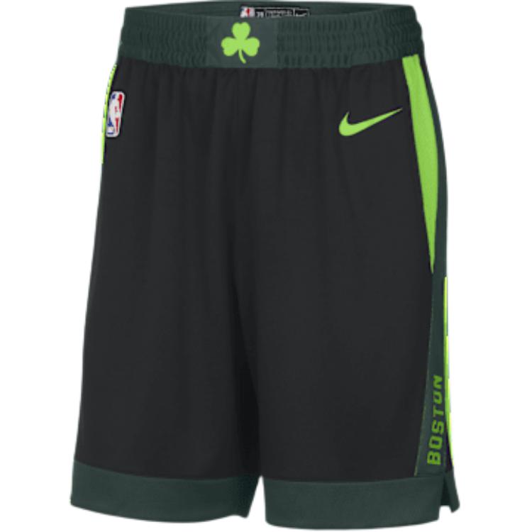 Бостон Селтикс 2024/25 City Edition мужские шорты Dri FIT NBA Swingman Nike, зеленый — фото 3