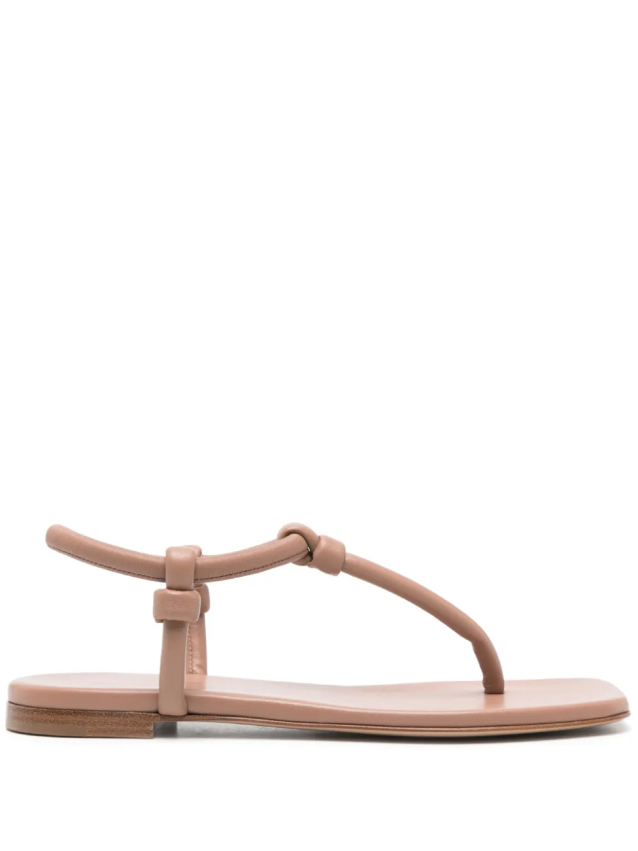 Кожаные шлепанцы Gianvito Rossi, нейтральный