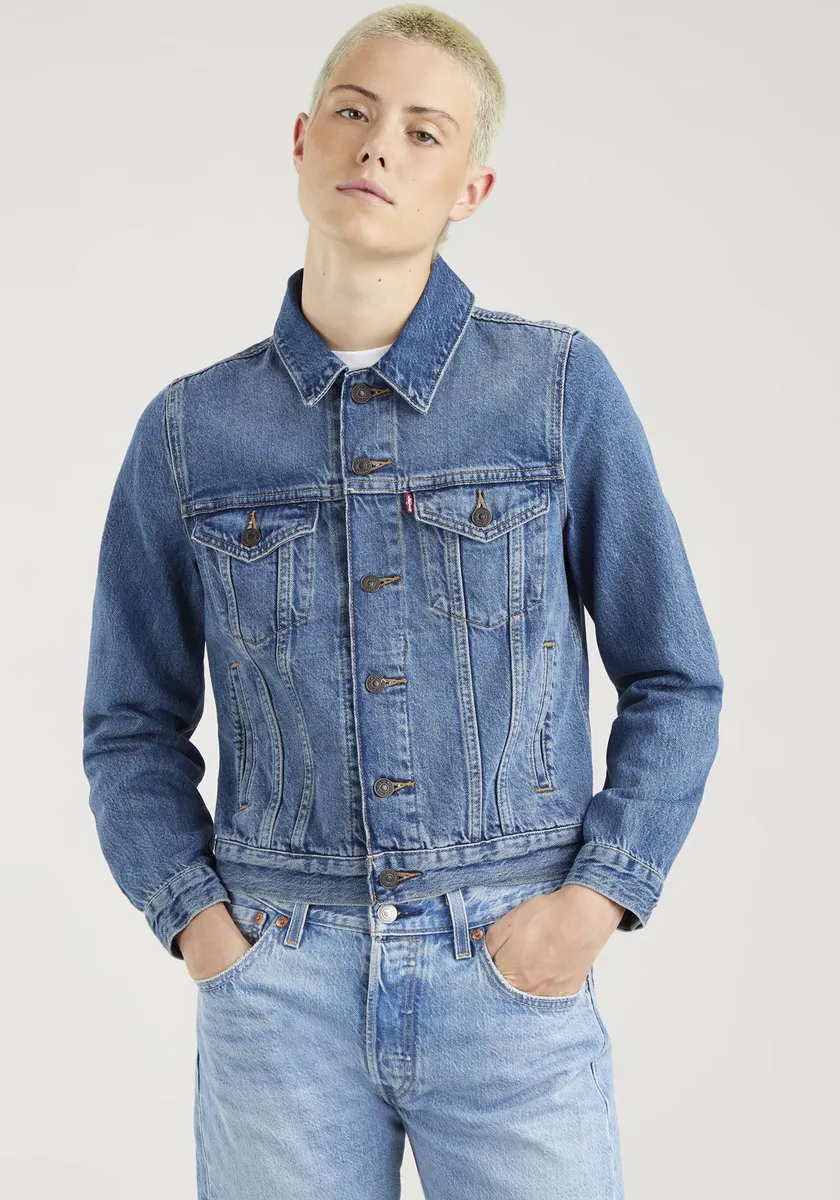 

Джинсовая куртка Levi's "Original Trucker", СВЕЖАЯ КОЛЛЕКЦИЯ, цвет Soft As Butter Dark