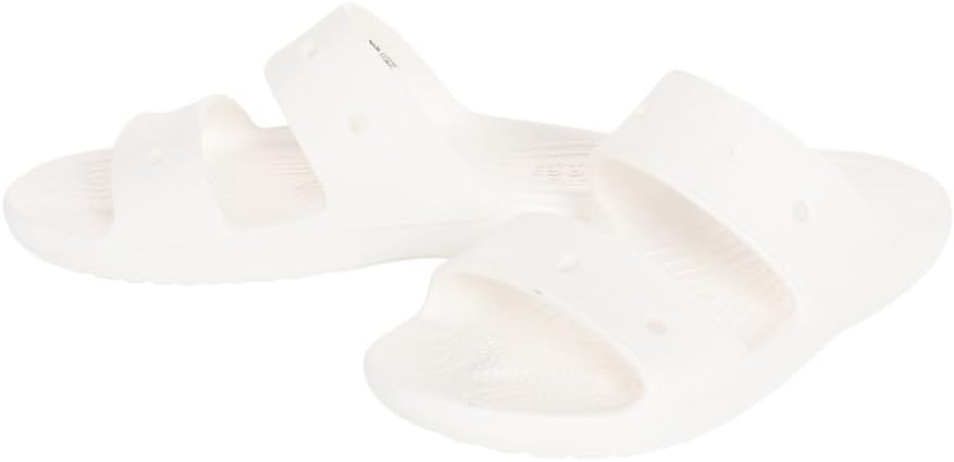 

Сандалии Crocs Unisex Classic для взрослых с двумя ремешками, белый