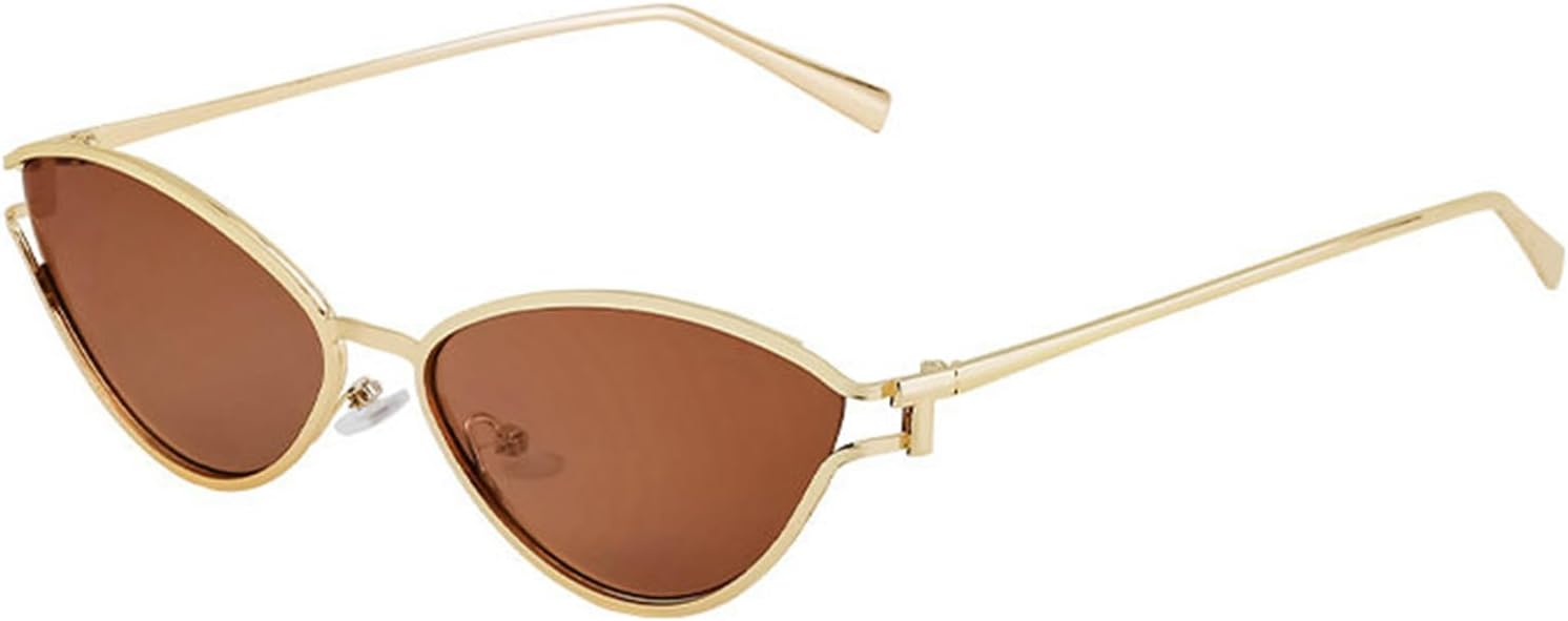 

Хелена Модные ретро-солнцезащитные очки в форме «кошачий глаз» для женщин, стильные, забавные, в маленькой металлической оправе, треугольные, с градиентным переходом цвета helena, C3