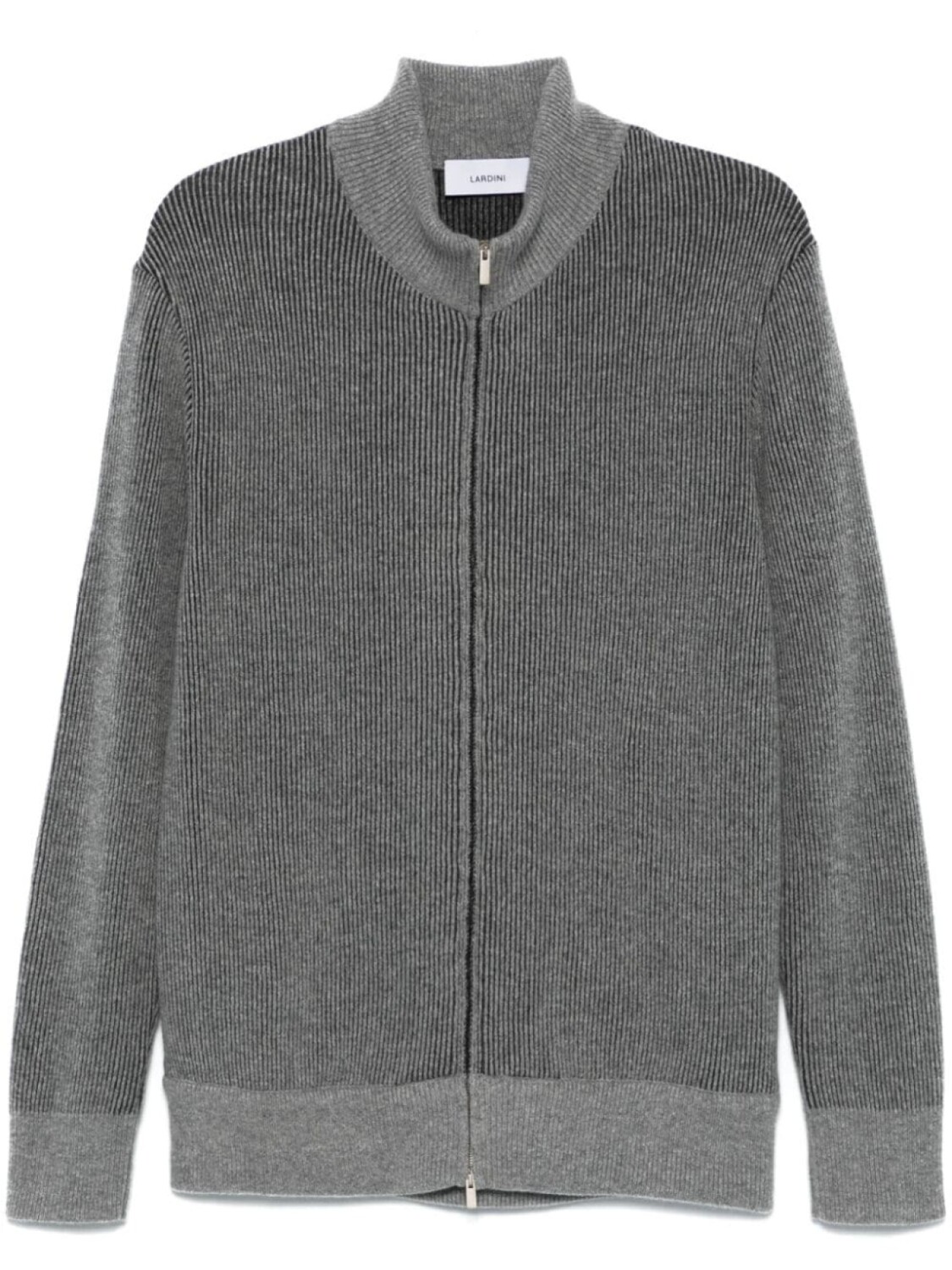 

Lardini кардиган в рубчик, серый