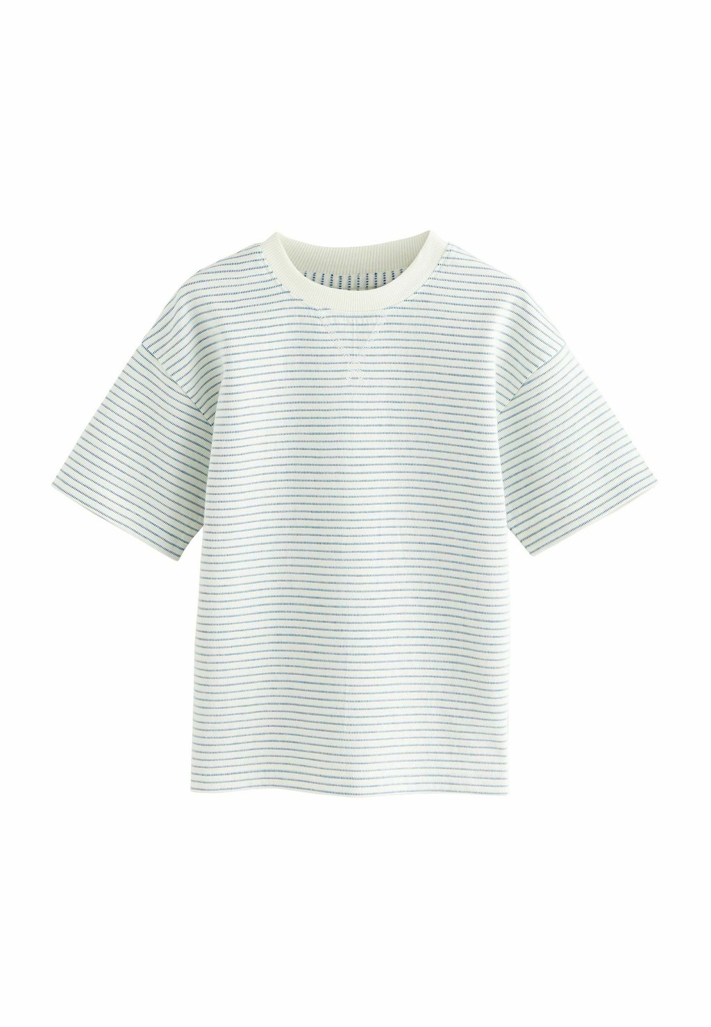 

Футболка с принтом SHORT SLEEVE TEXTURED STRIPE Next, синий