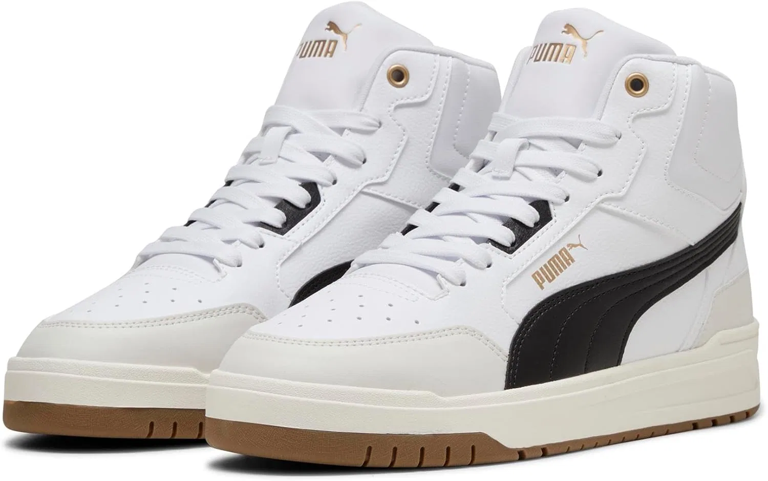 Кроссовки Puma Unisex Shuffle Downtown Mid Trainers, Puma Weiß Puma Und Schwarz Dampfgrau
