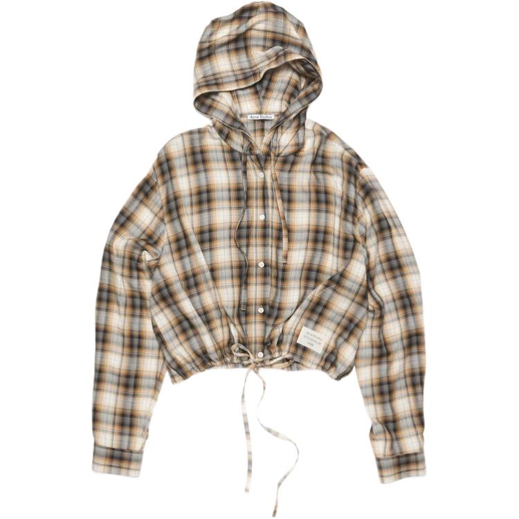 

Acne Studios Клетчатая рубашка, Light Umber