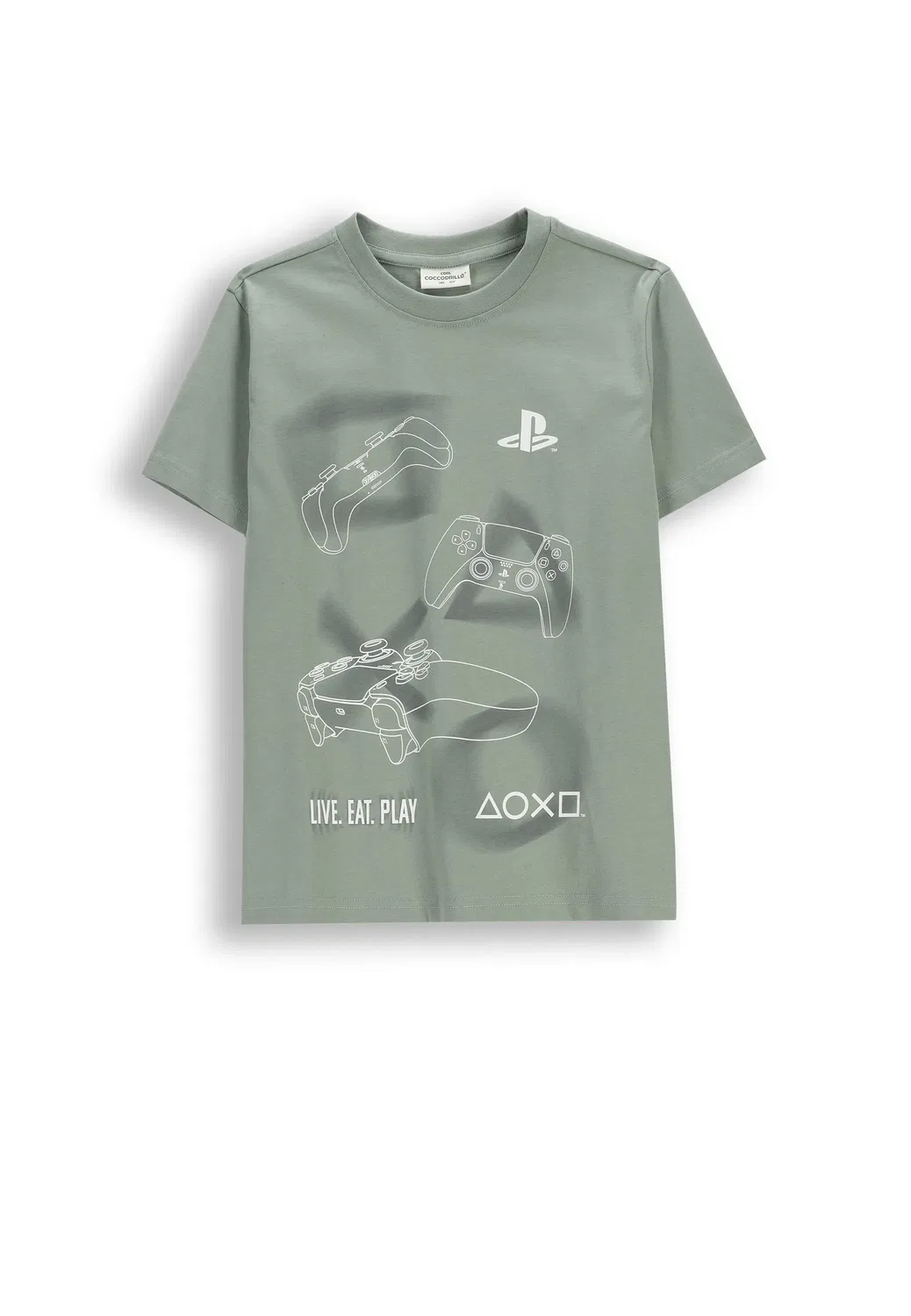 T-shirt хлопковое Coccodrillo, зеленый