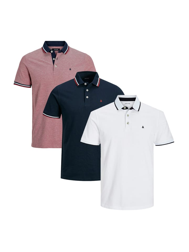 

Футболка поло Jack & Jones, цвет rot/blau/weiß