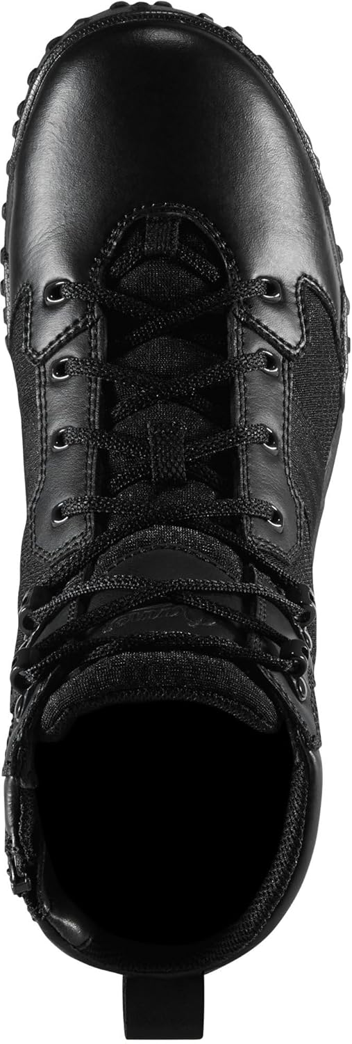 Тактические ботинки Danner Scorch 6 с боковой молнией для мужчин - дышащие, легкие, выполнены из кожи и текстиля, с амортизирующей подошвой и противоскользящей подошвой наружной части, черный — фото 4