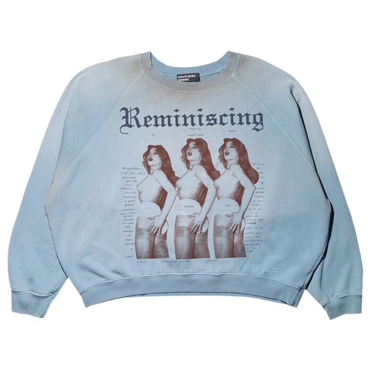 

Толстовка Enfants Riches Déprimés Reminiscing Raglan Sweatshirt, Light Blue
