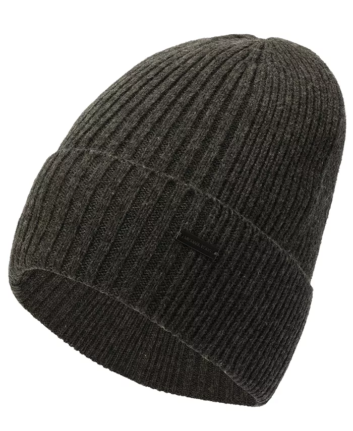 

Мужская шапка с широкой резинкой и манжетой Michael Kors, серый