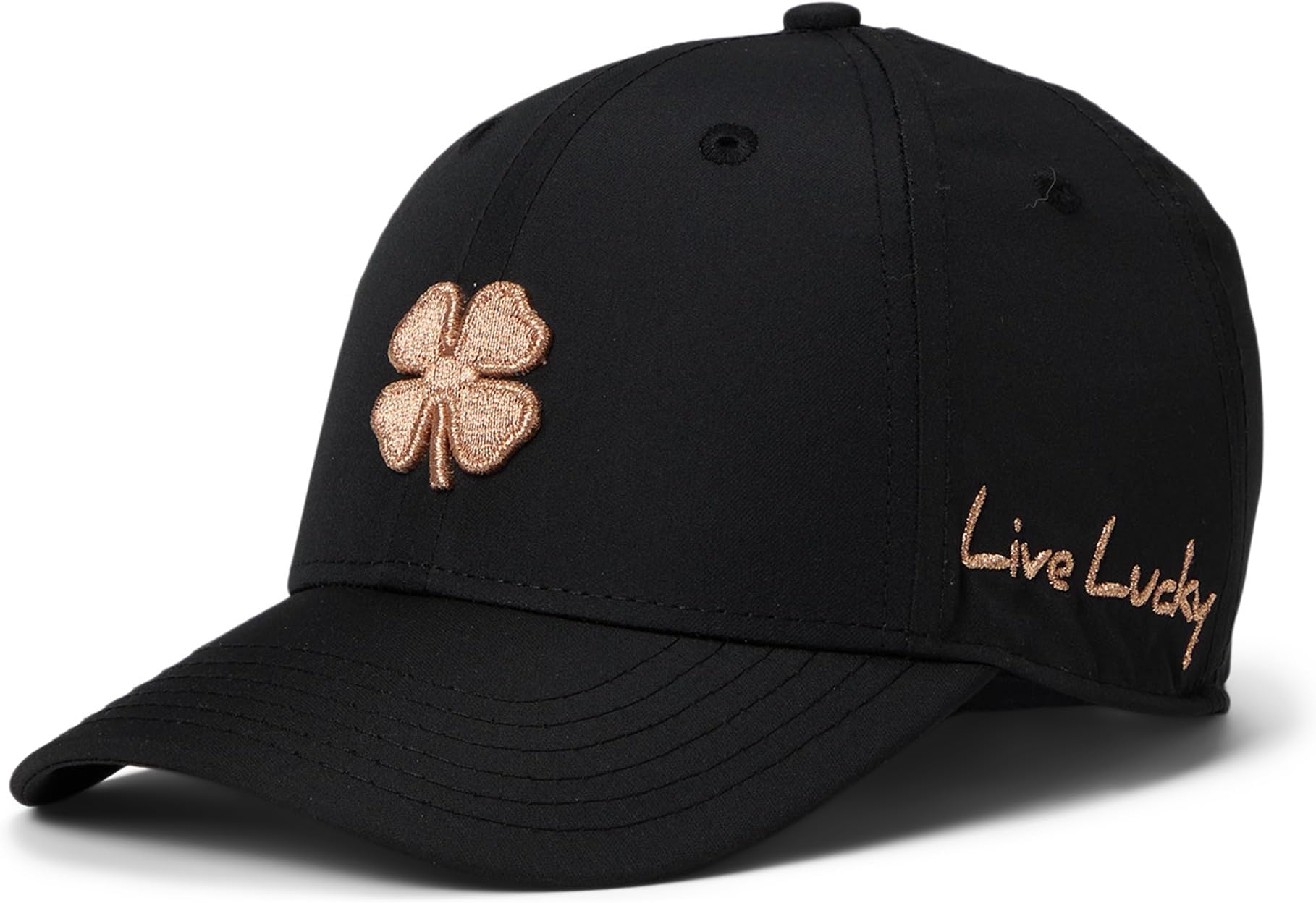 

Бейсболка Black Clover Hollywood 21 Adjustable Hat, цвет Black Hat/Rose Gold Metallic 3d Clover