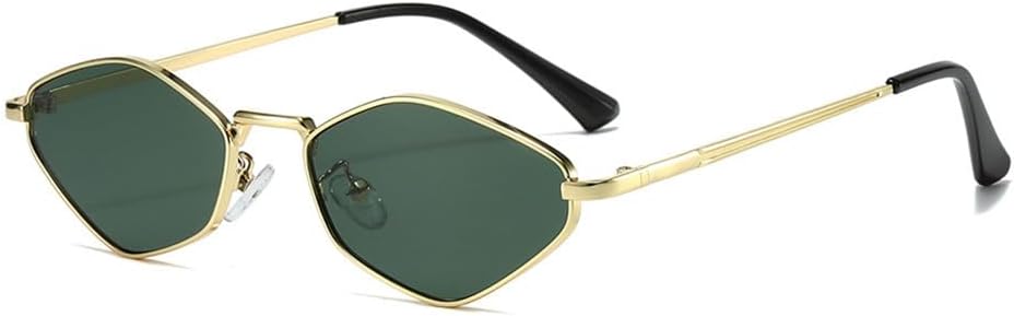 

Модные женские солнцезащитные очки «кошачий глаз» в металлической оправе, винтажные элегантные солнцезащитные очки с градиентным переходом цвета и защитой от УФ-излучения UV400 KTUCN, Golden Green