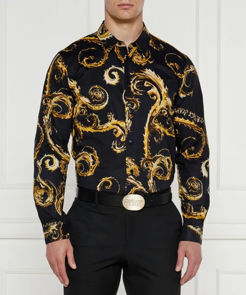 

Рубашка Slim fit Versace Jeans Couture, черный