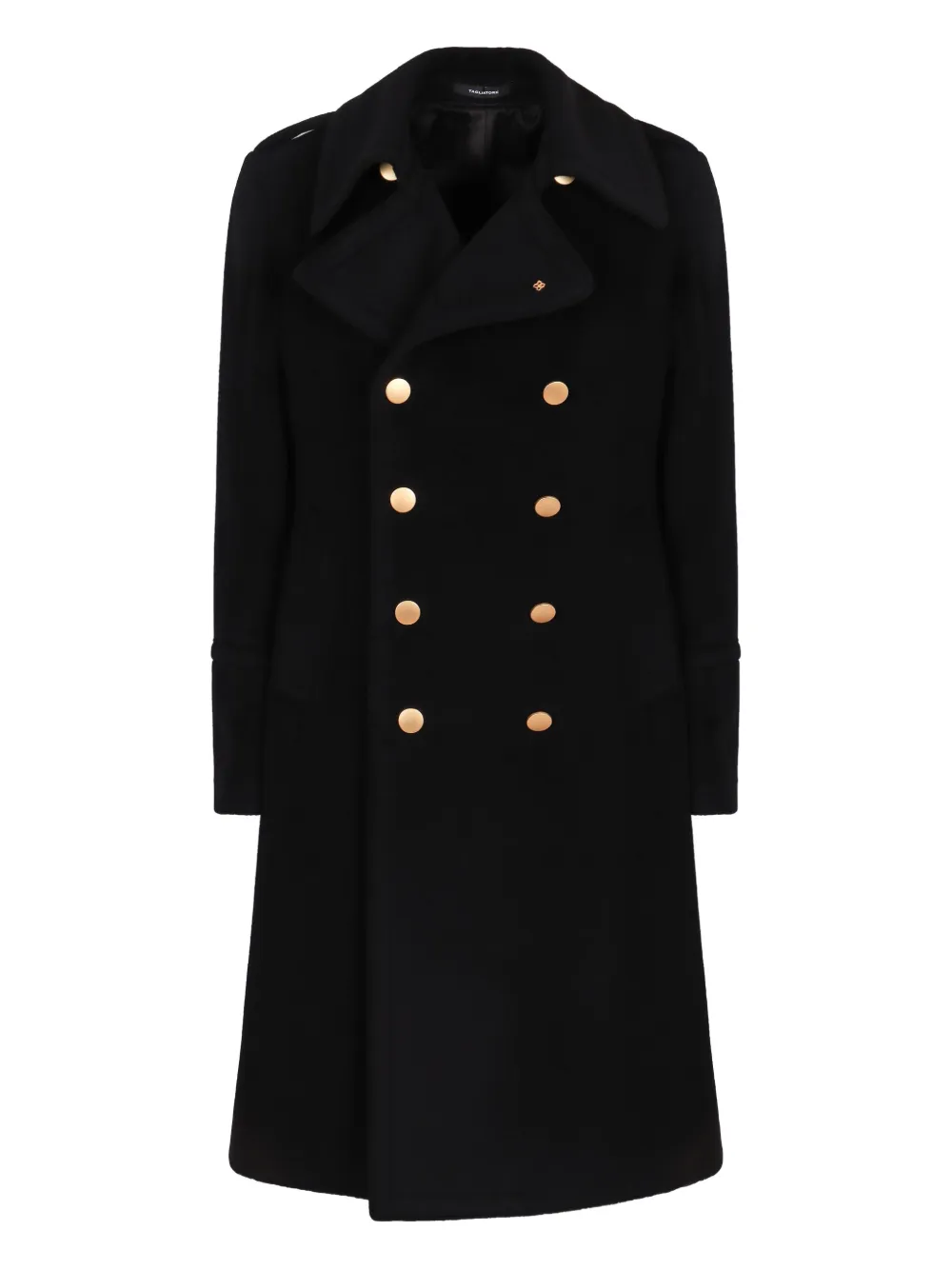 

Двубортное пальто с металлическими пуговицами Tagliatore, черный