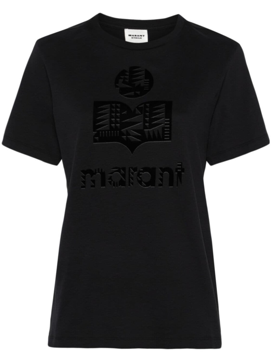 

Marant Étoile футболка Zewel из органического хлопка, черный